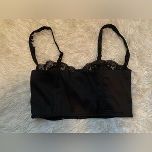 Princess Polly Black Lace top